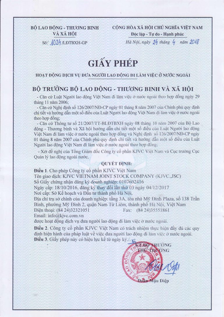 Tư vấn xuất khẩu lao động Nhật Bản